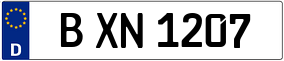 Truck License Plate